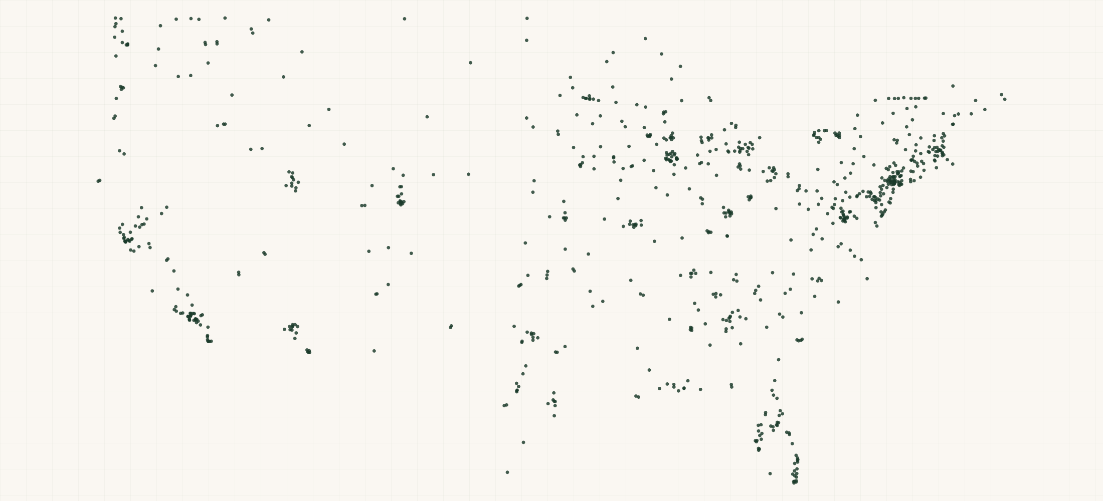 Map of where the Profile Design Retailers are