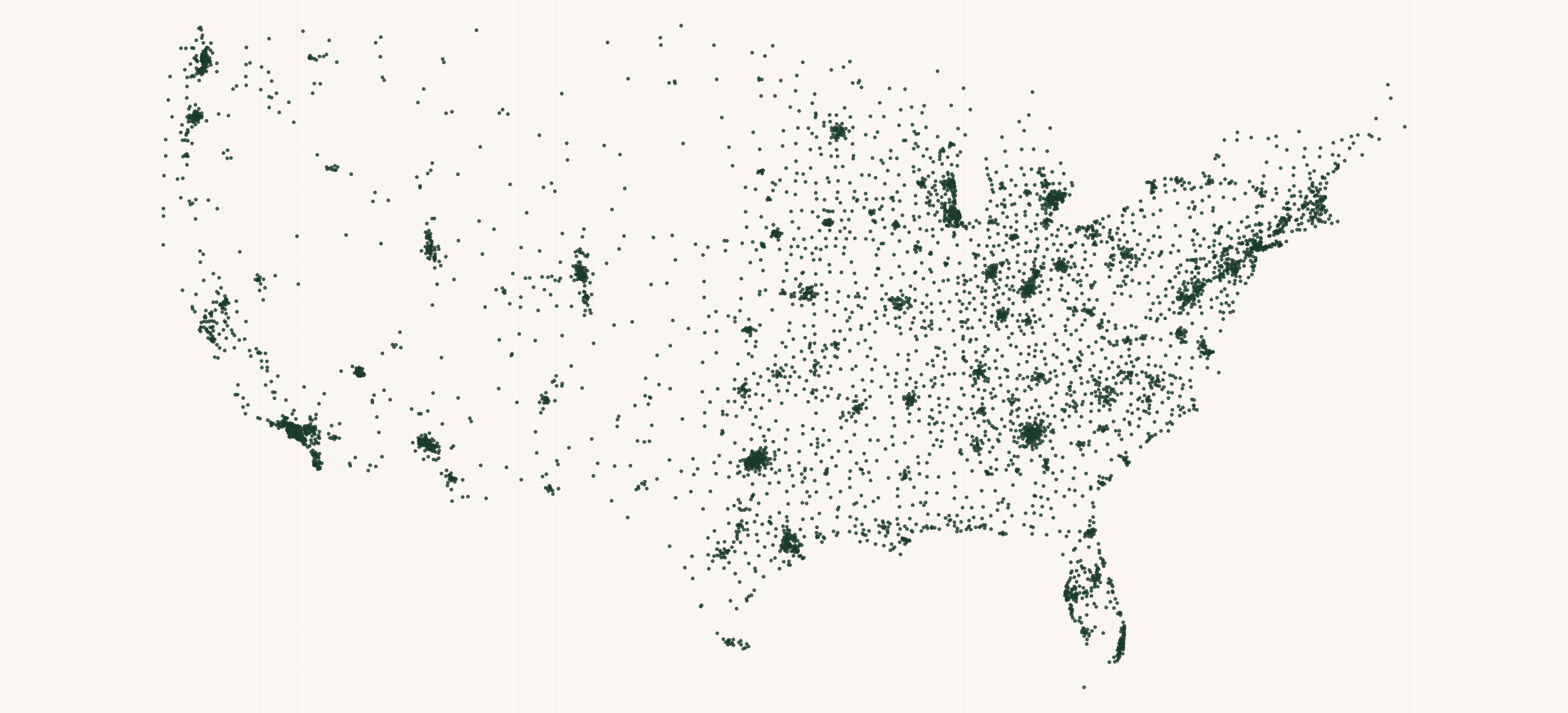 Map of where the ProSupps Retailers are