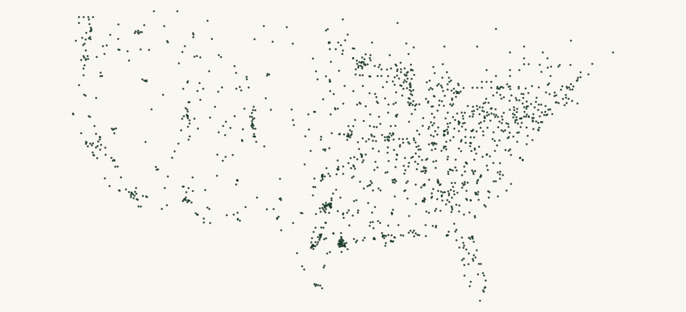 Map of where the PSE Archery Retailers are