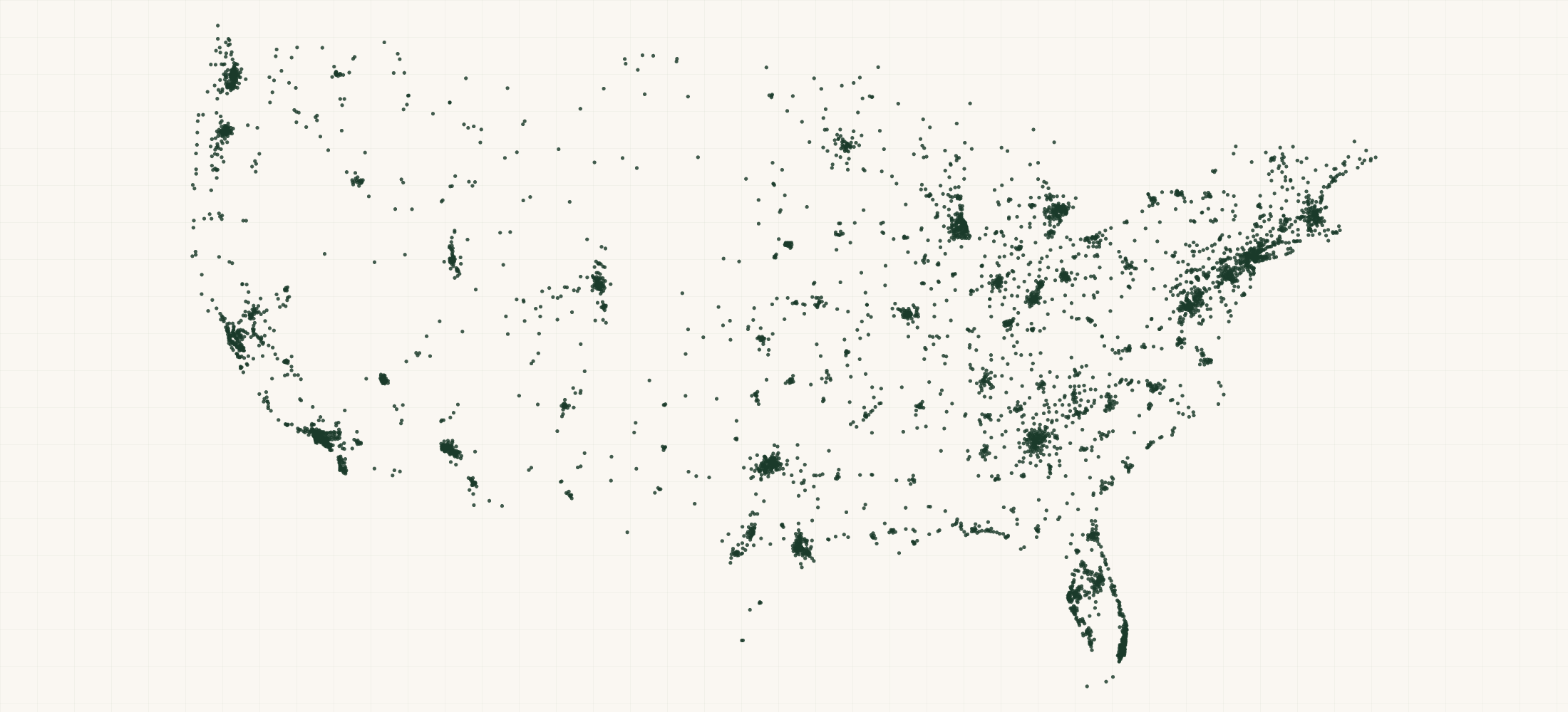 Map of where the Red Boat Retailers are