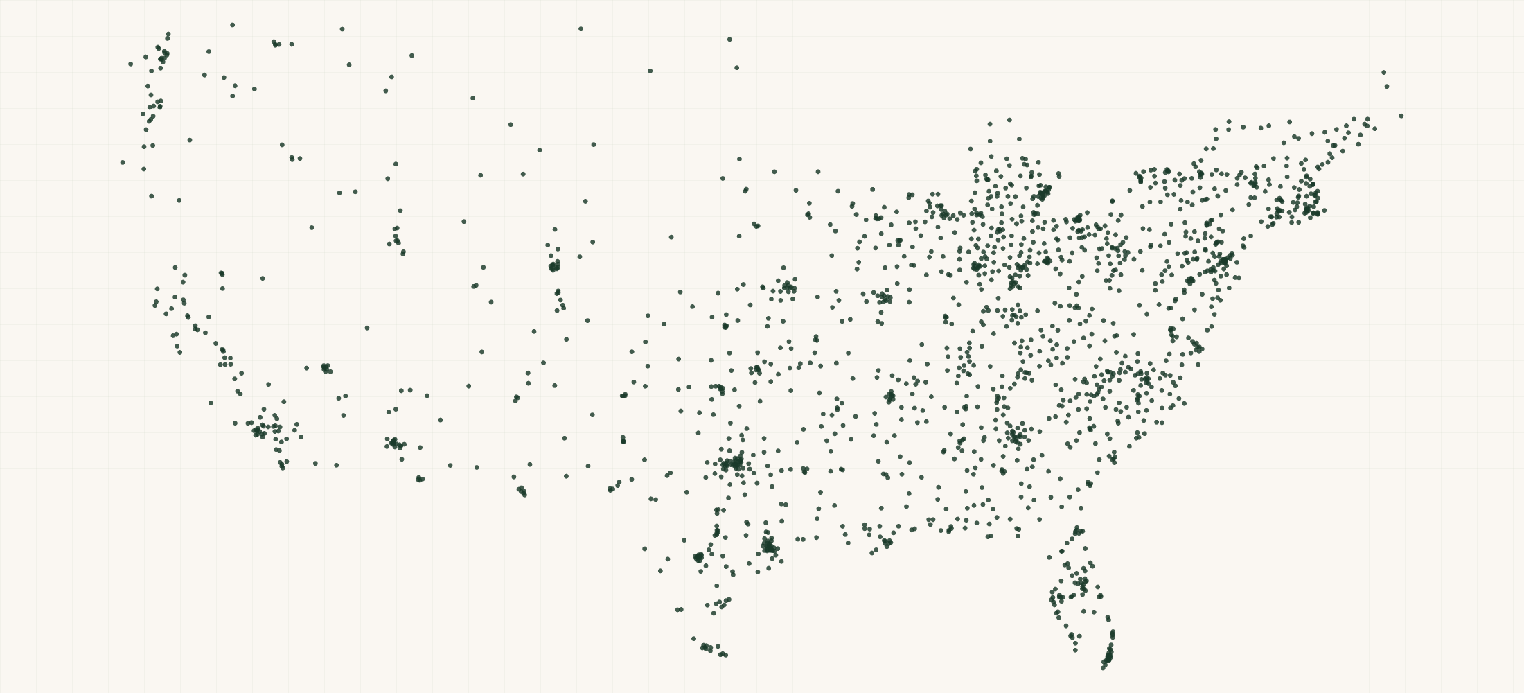 Map of where the Rent-A-Center Locations are