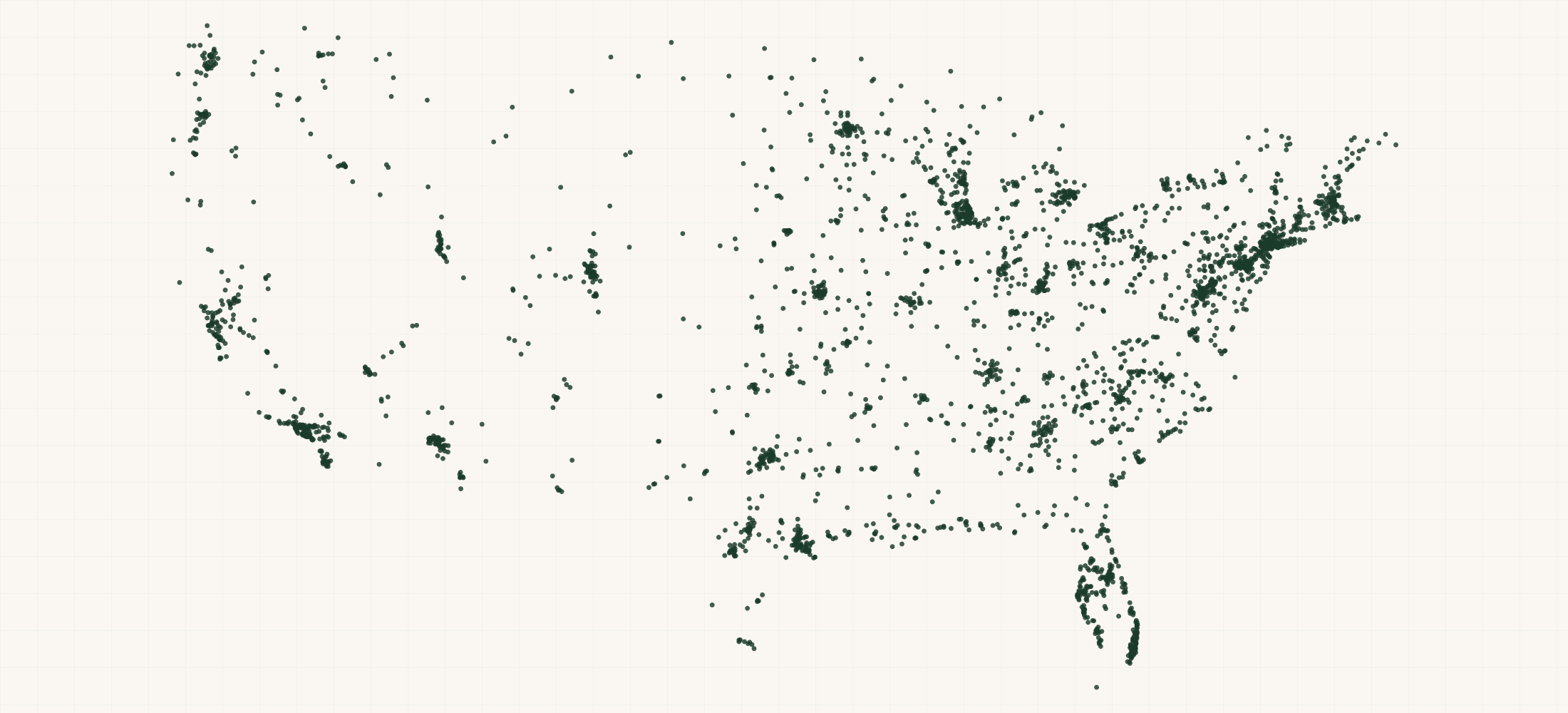 Map of where the ReSound Retailers are