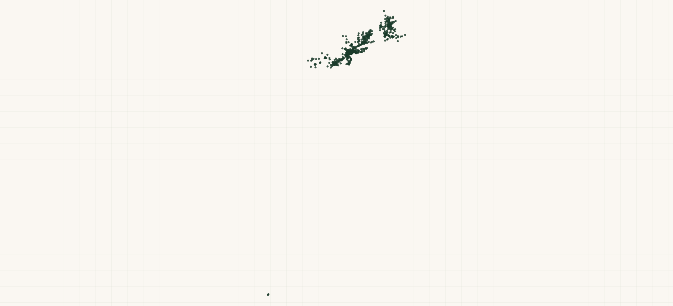 Map of where the Santander Bank, N.A. Branches are