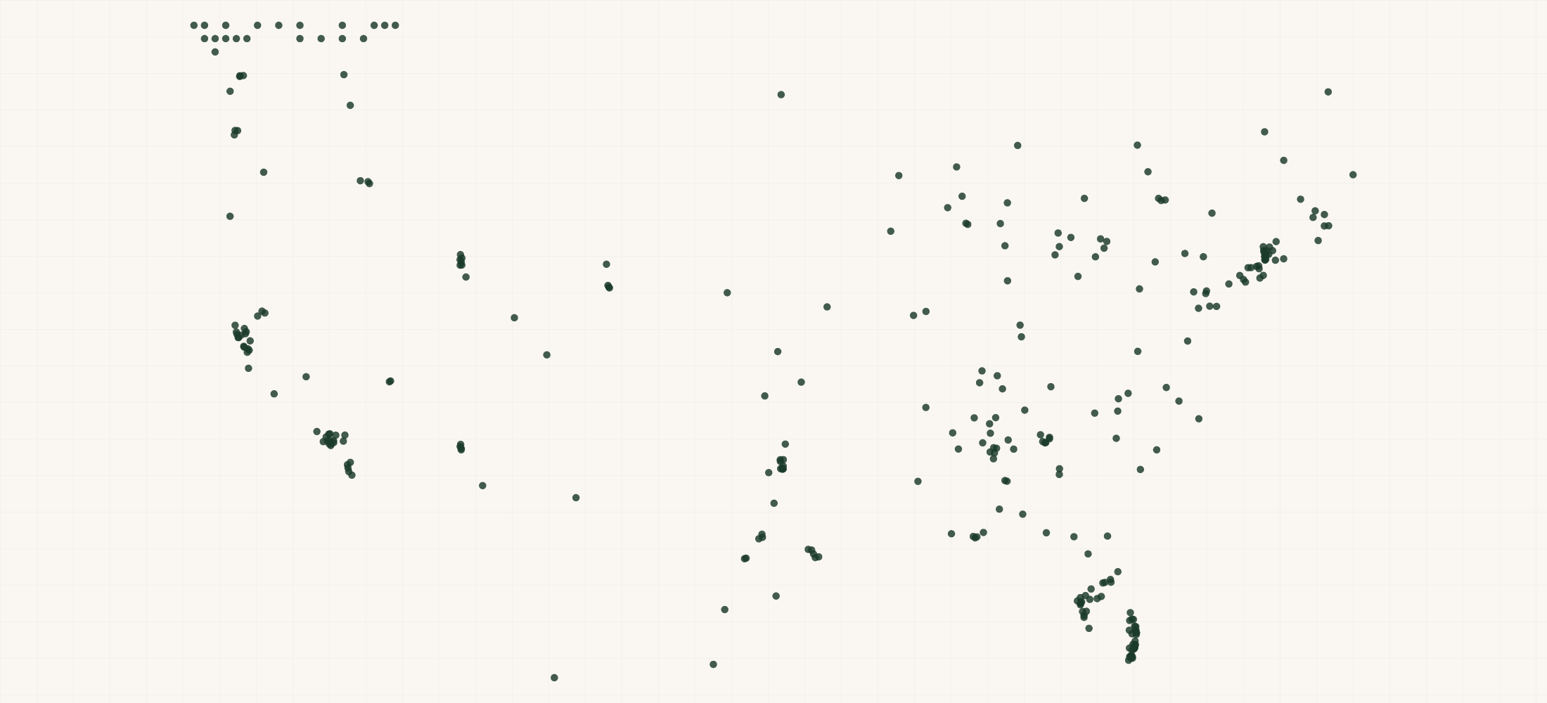 Map of where the SeaSucker Retailers are