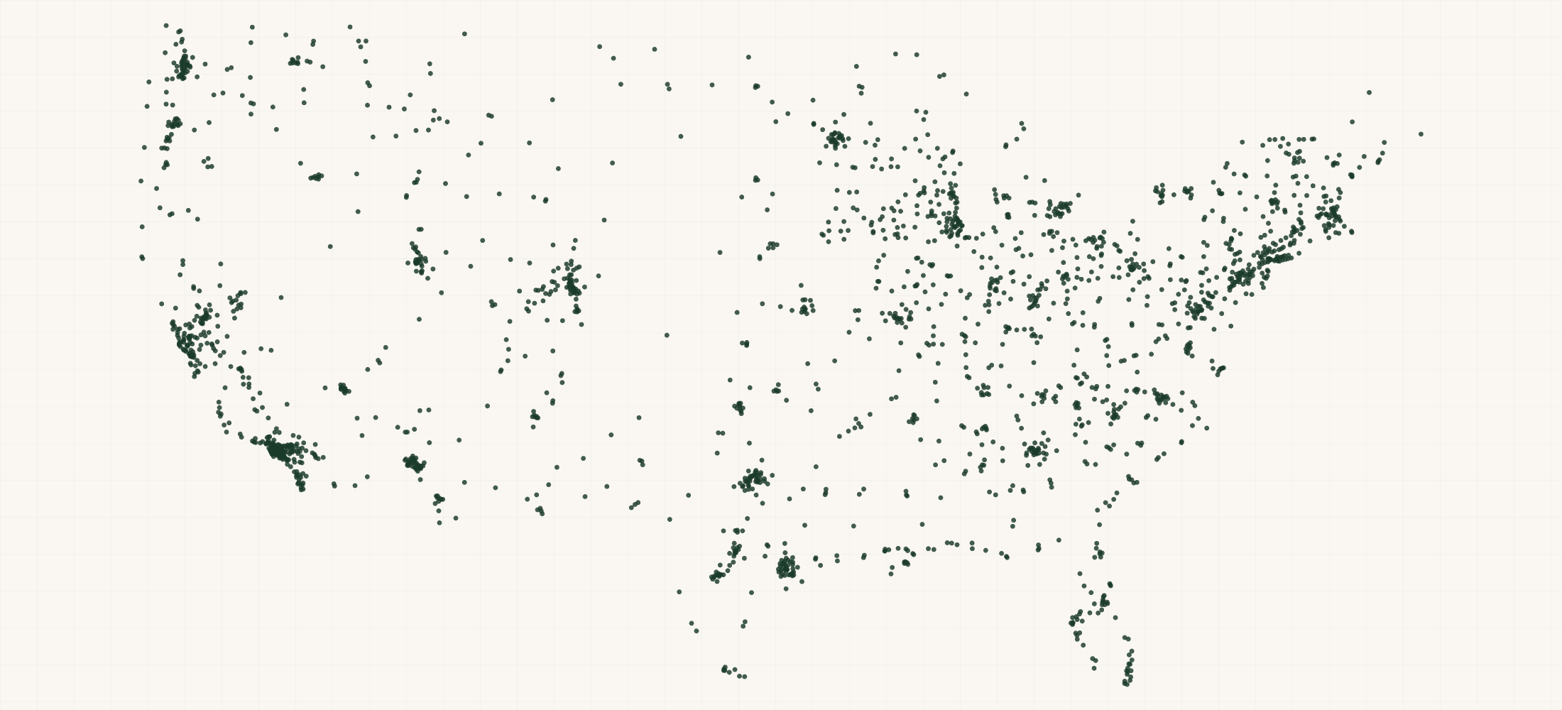 Map of where the Seirus Retailers are