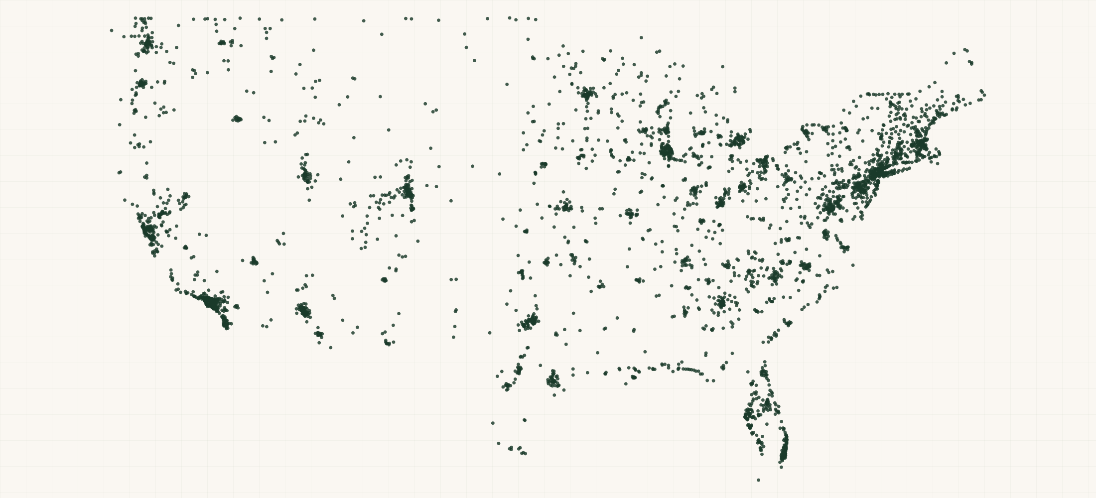 Map of where the Shimano Cycling Retailers are