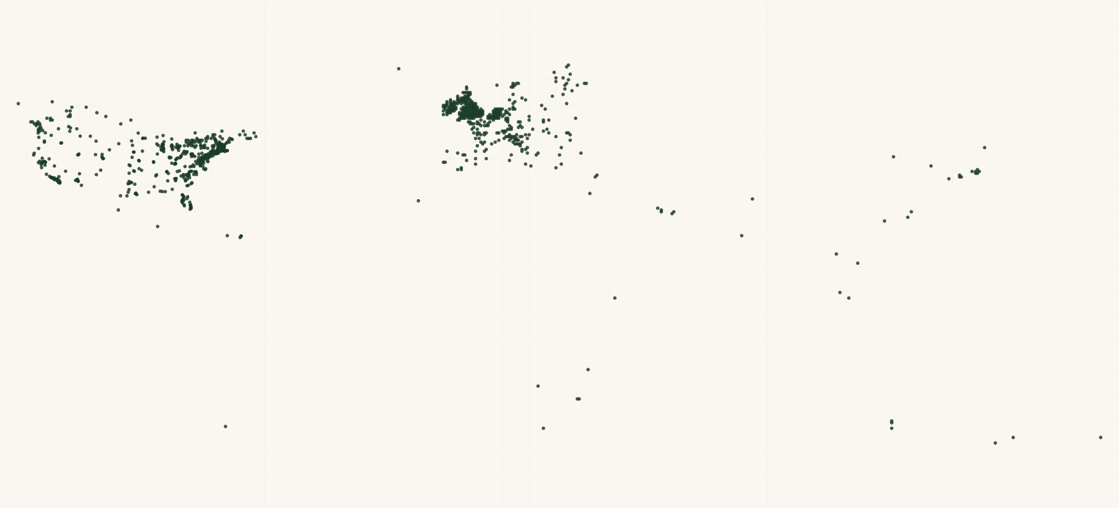 Map of where the Shires Equestrian Retailers are