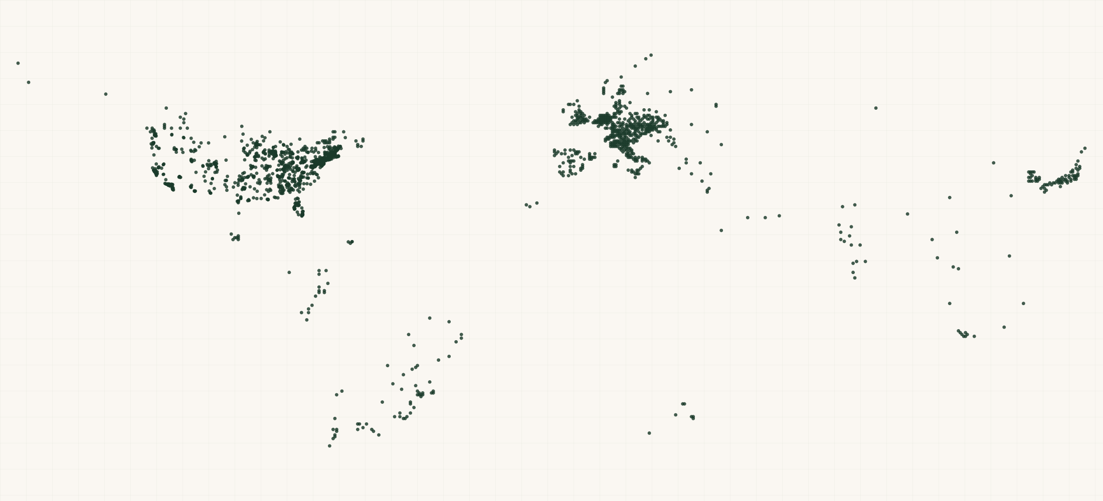 Map of where the Sidi Retailers are