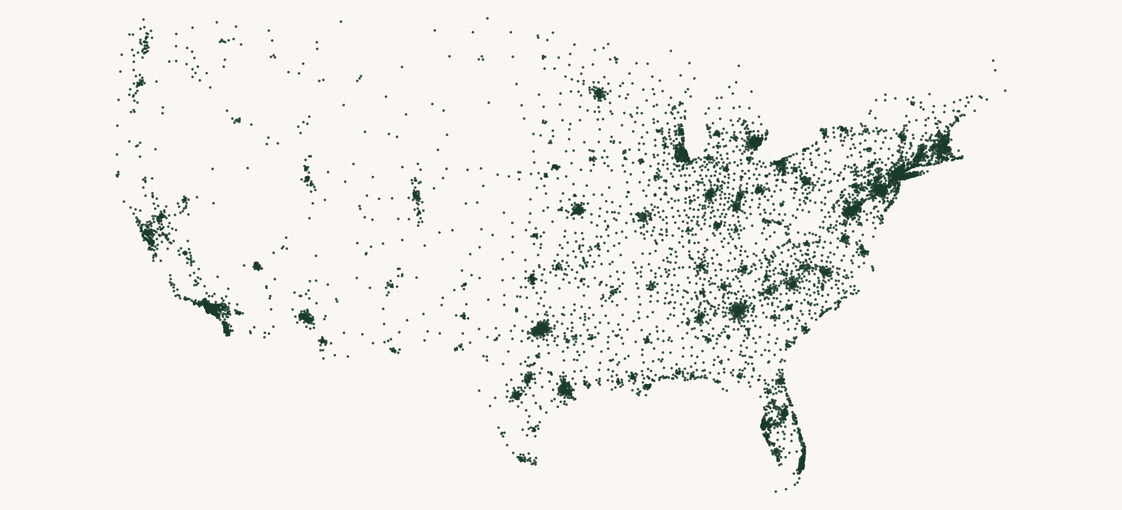 Map of where the SleepRight Retailers are