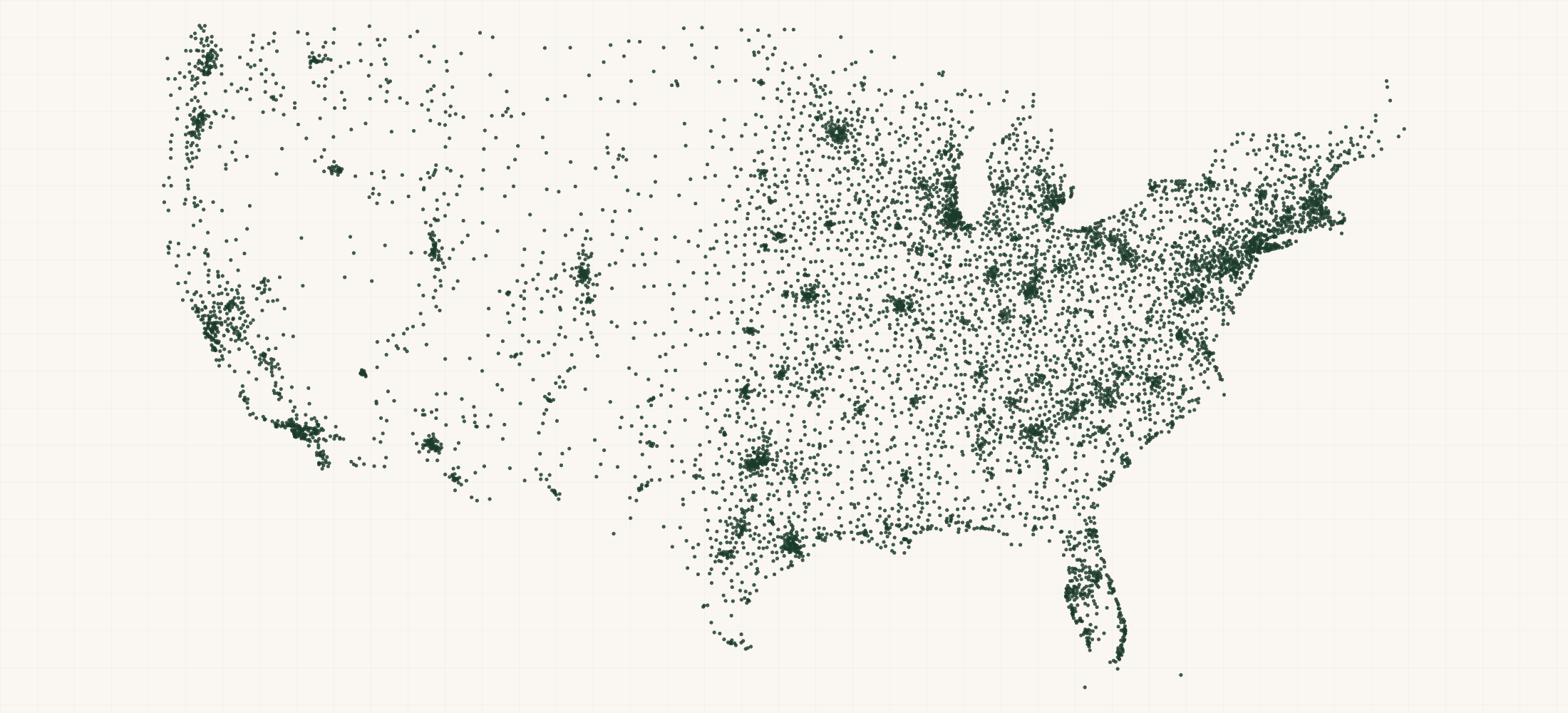 Map of where the STIHL Dealers are