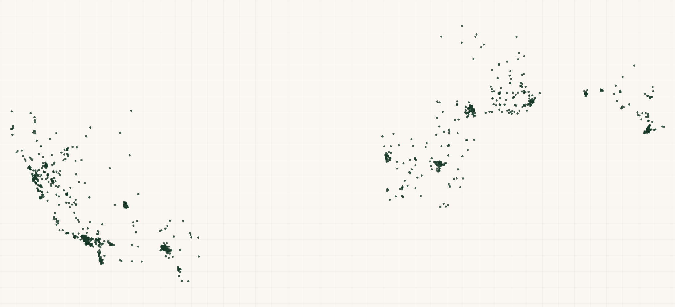 Map of where the STIIIZY Retailers are