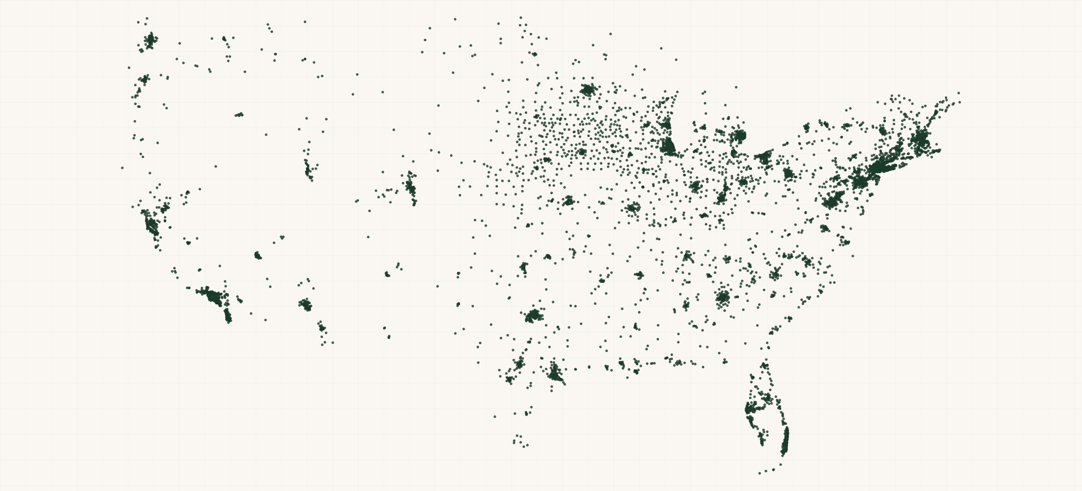 Map of where the US Tax Attorneys & Tax Law Firms are