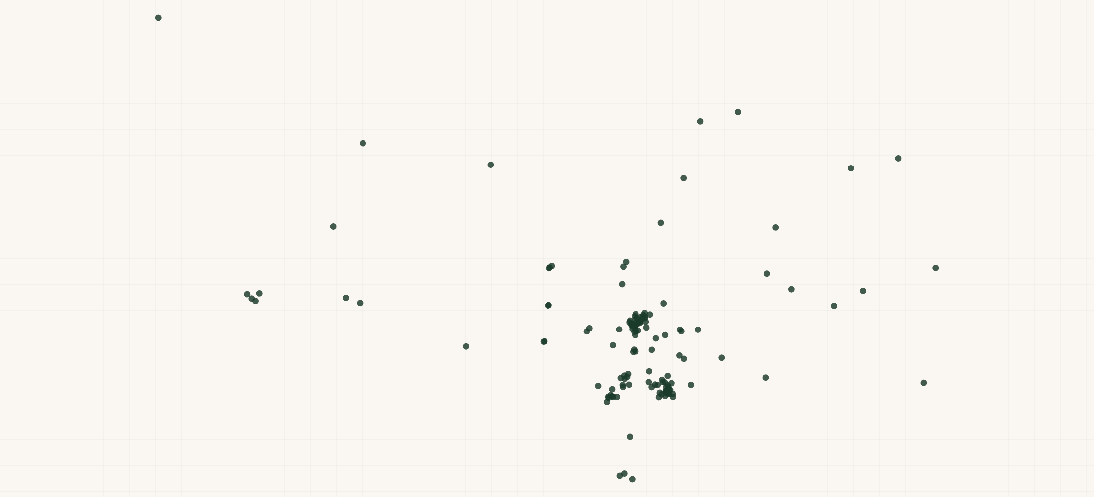Map of where the Texas Registered UST Contractors (TCEQ) are
