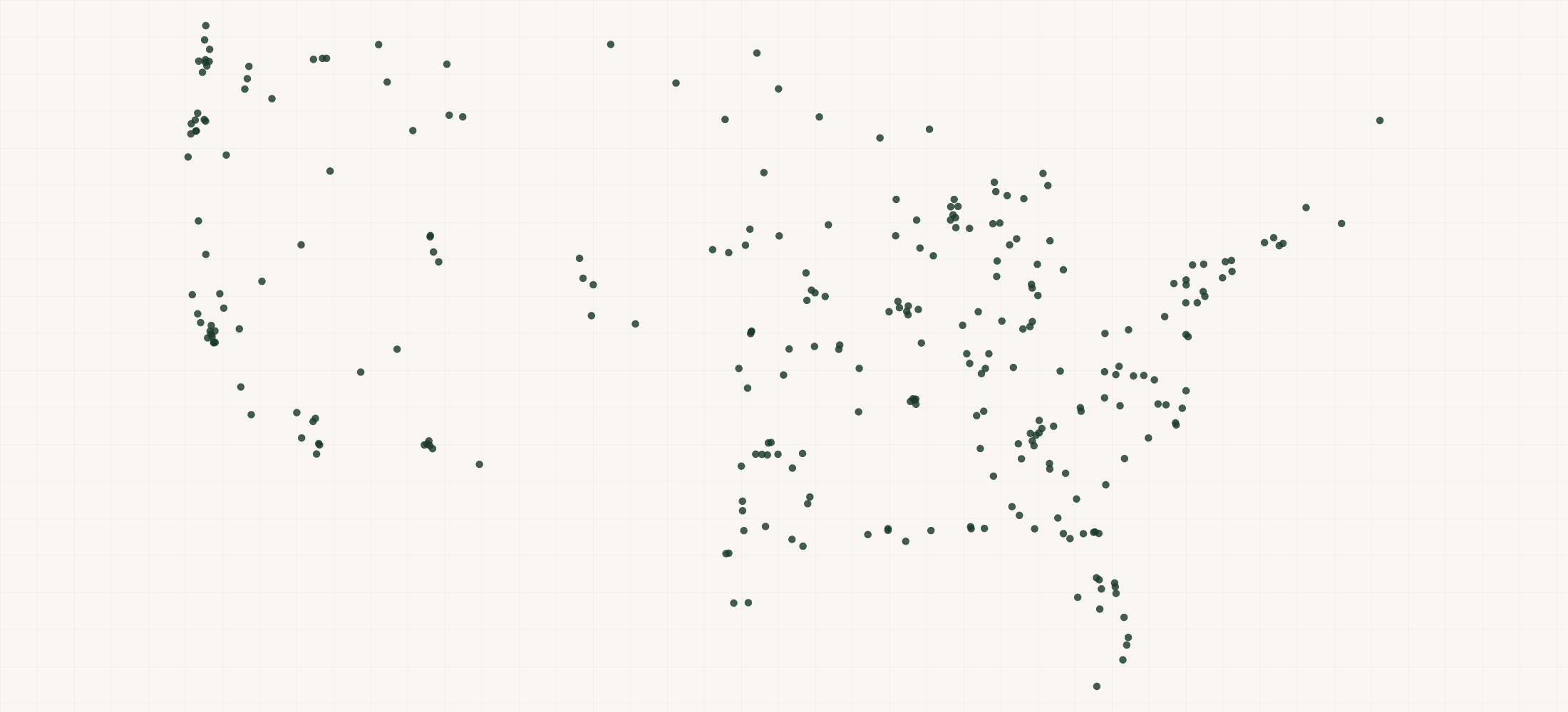 Map of where the The Seat Shop Retailers are