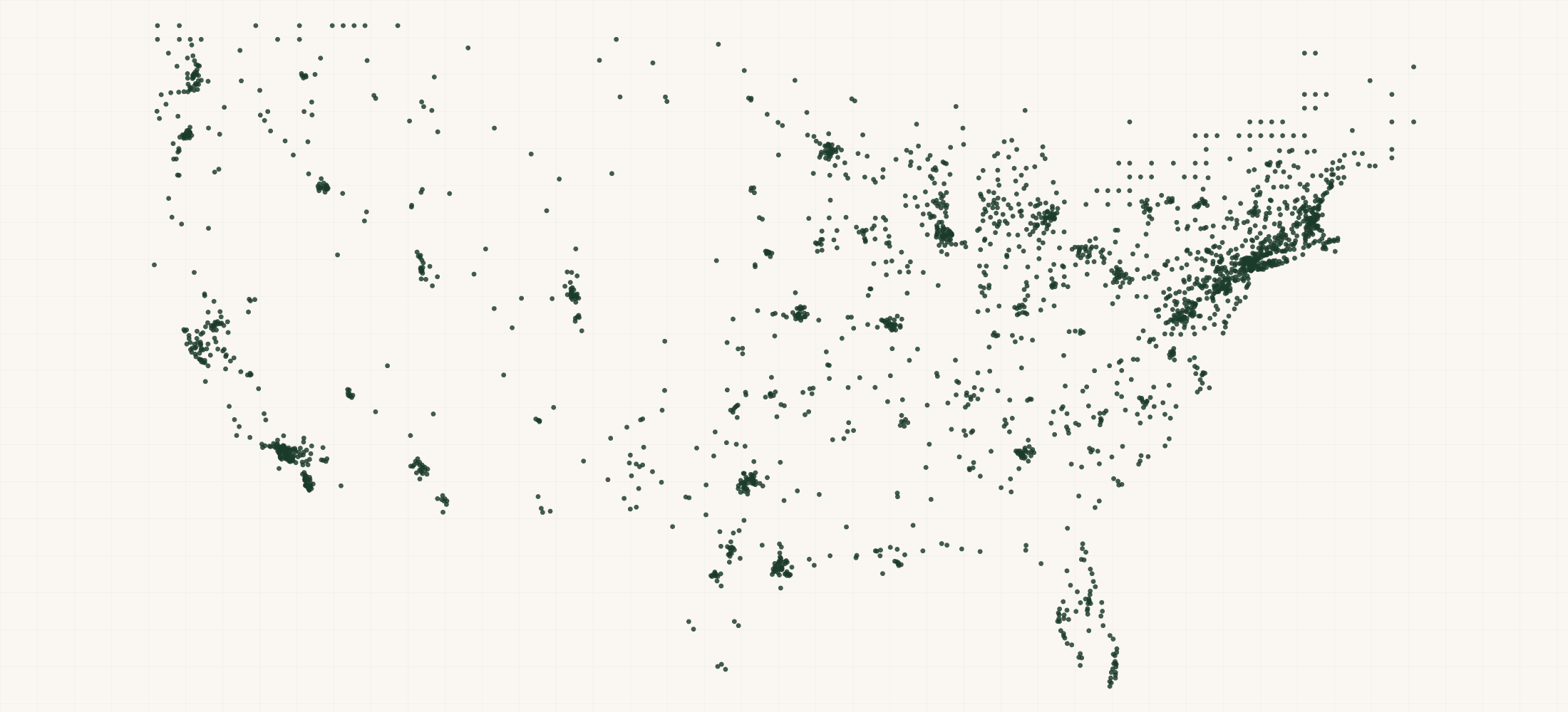 Map of where the TiCK MiTT Retailers are