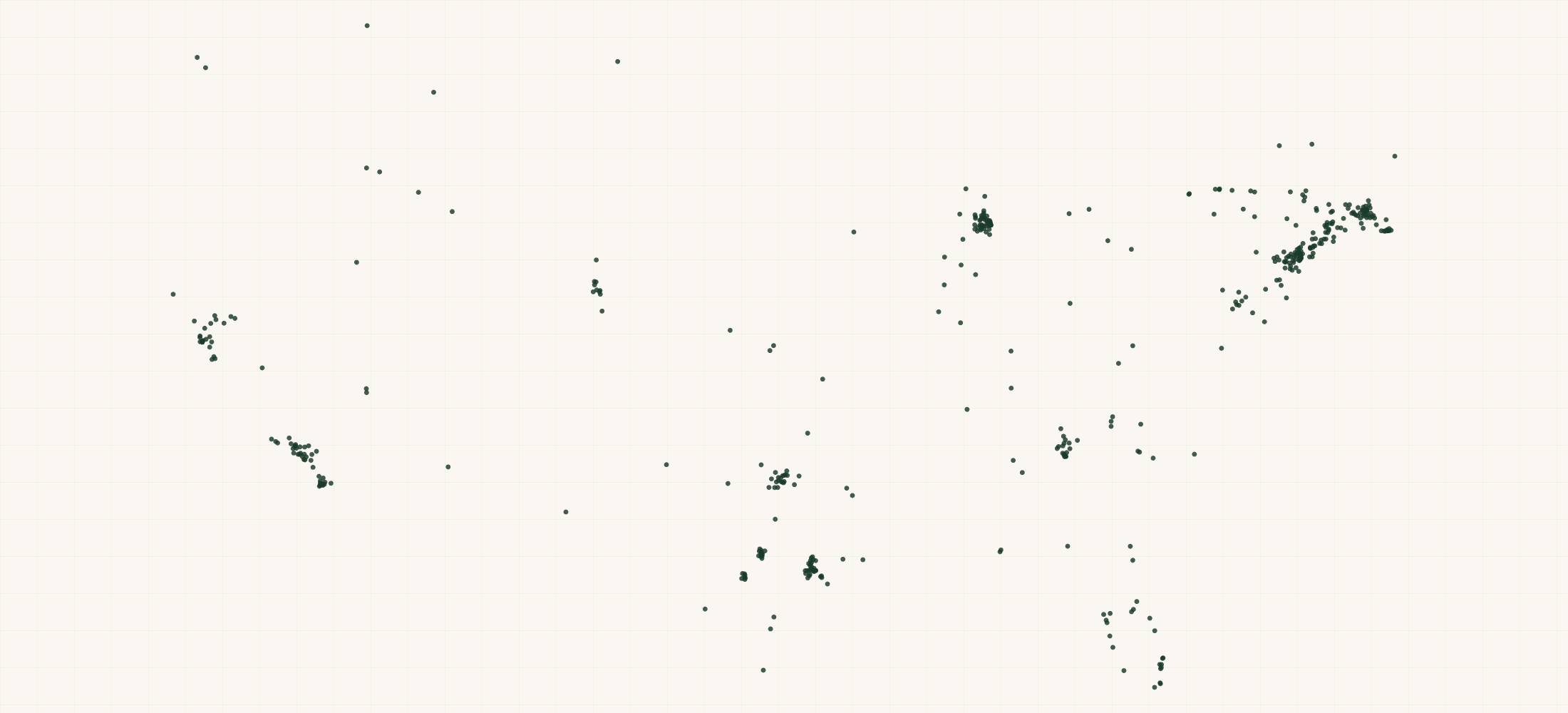 Map of where the Torabhaig Retailers are
