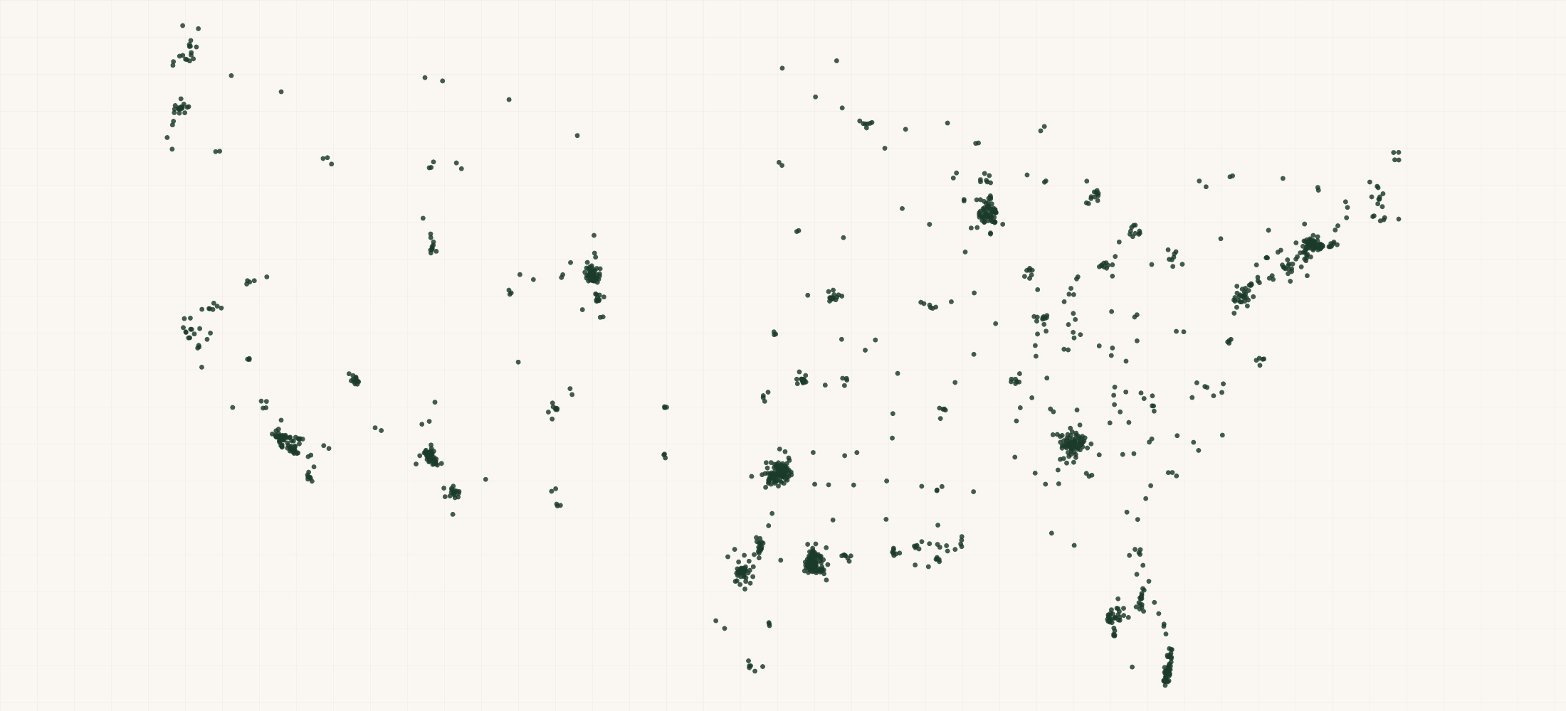 Map of where the US Specialist/Technologist, Other Practices are
