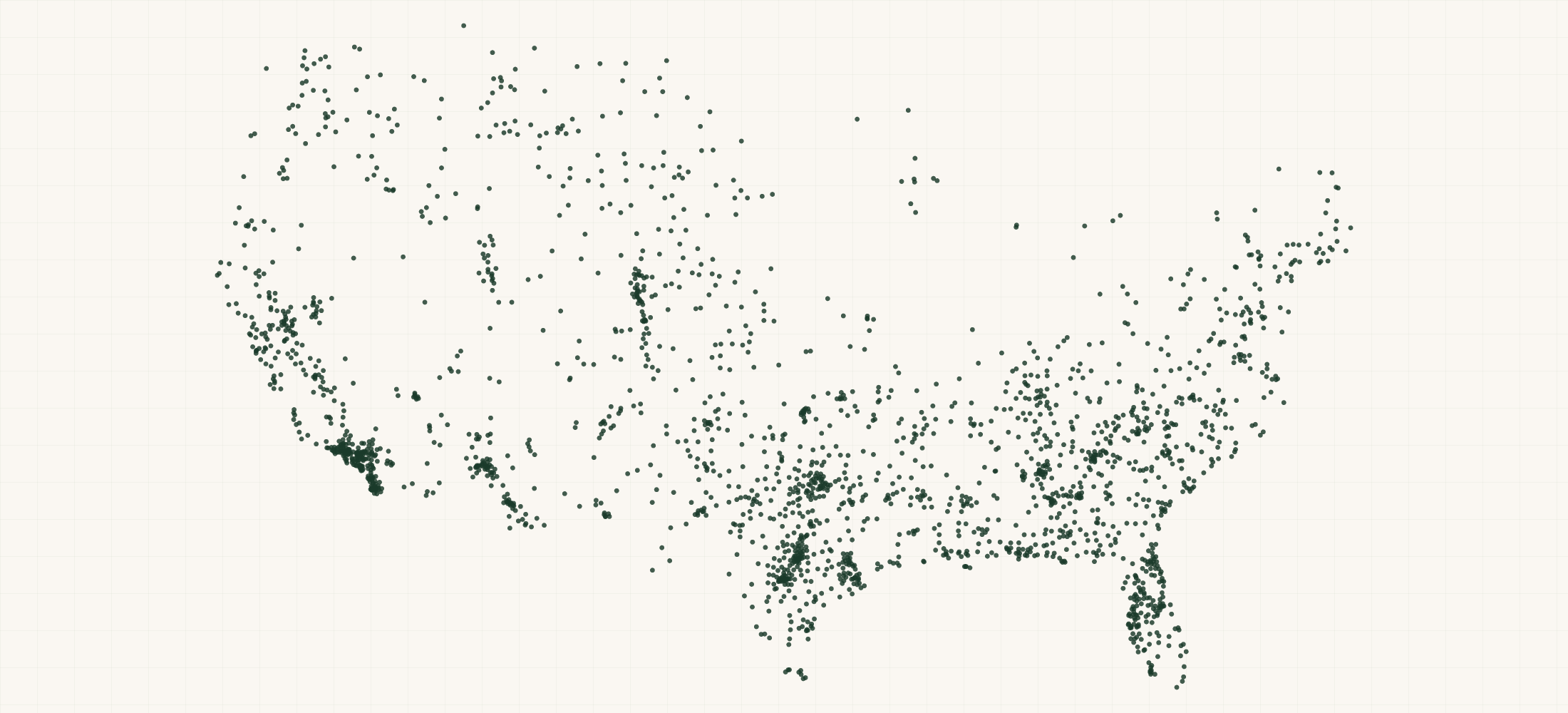 Map of where the Veterinary Snakebite 911 Retailers are