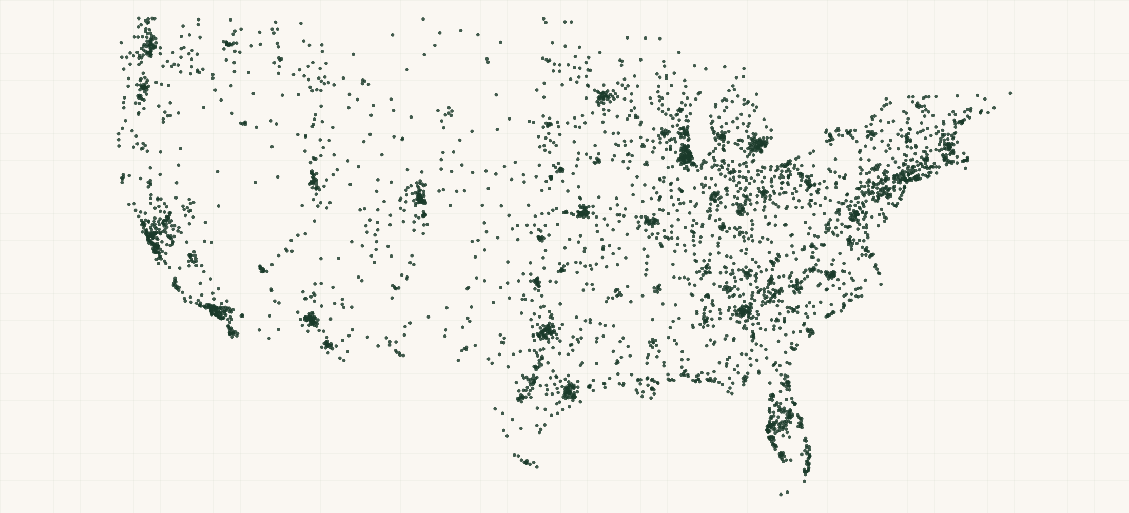 Map of where the Victorinox Extra Retailers are