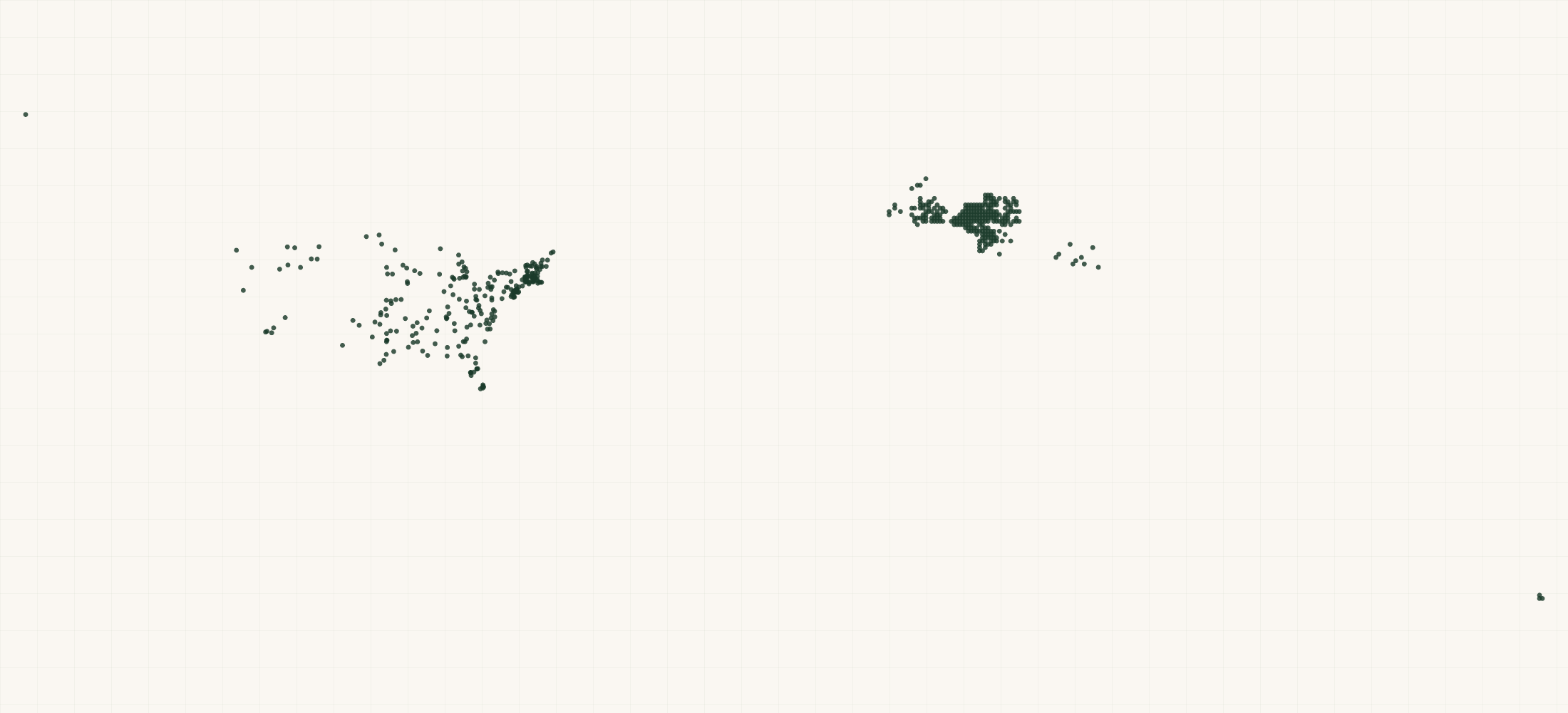 Map of where the Weisz Group Retailers are