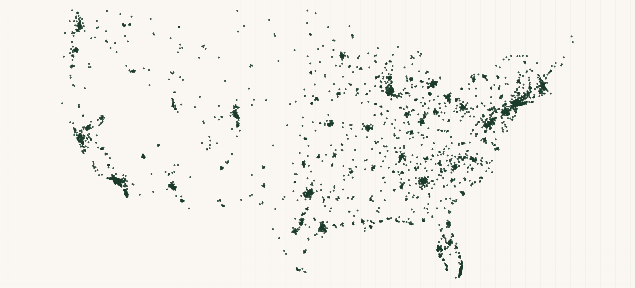 Map of where the Yamaha Music Retailers are