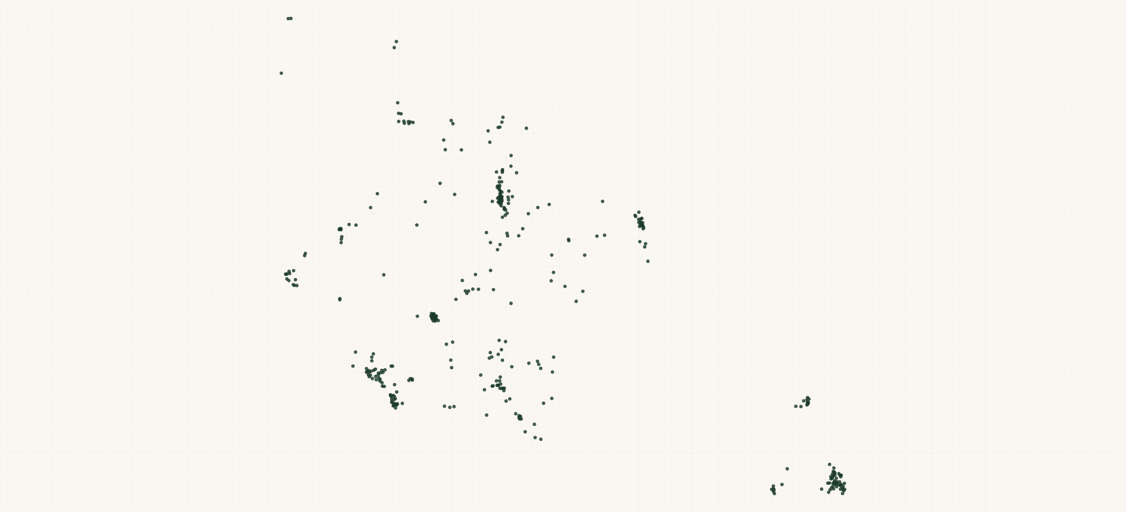 Map of where the Zions Bancorporation, N.A. Branches are